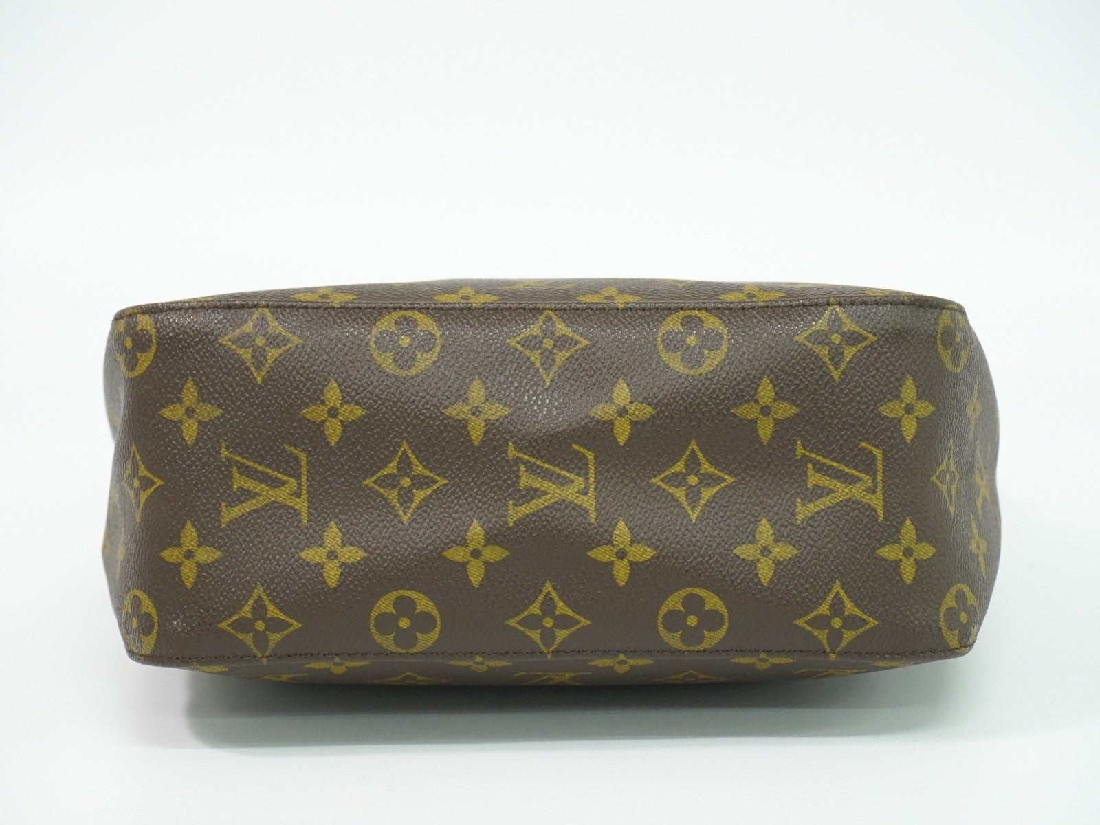 Louis Vuitton Monogram Looping Handbag Monogram Canvas Brown Canvas Shoulder Bag