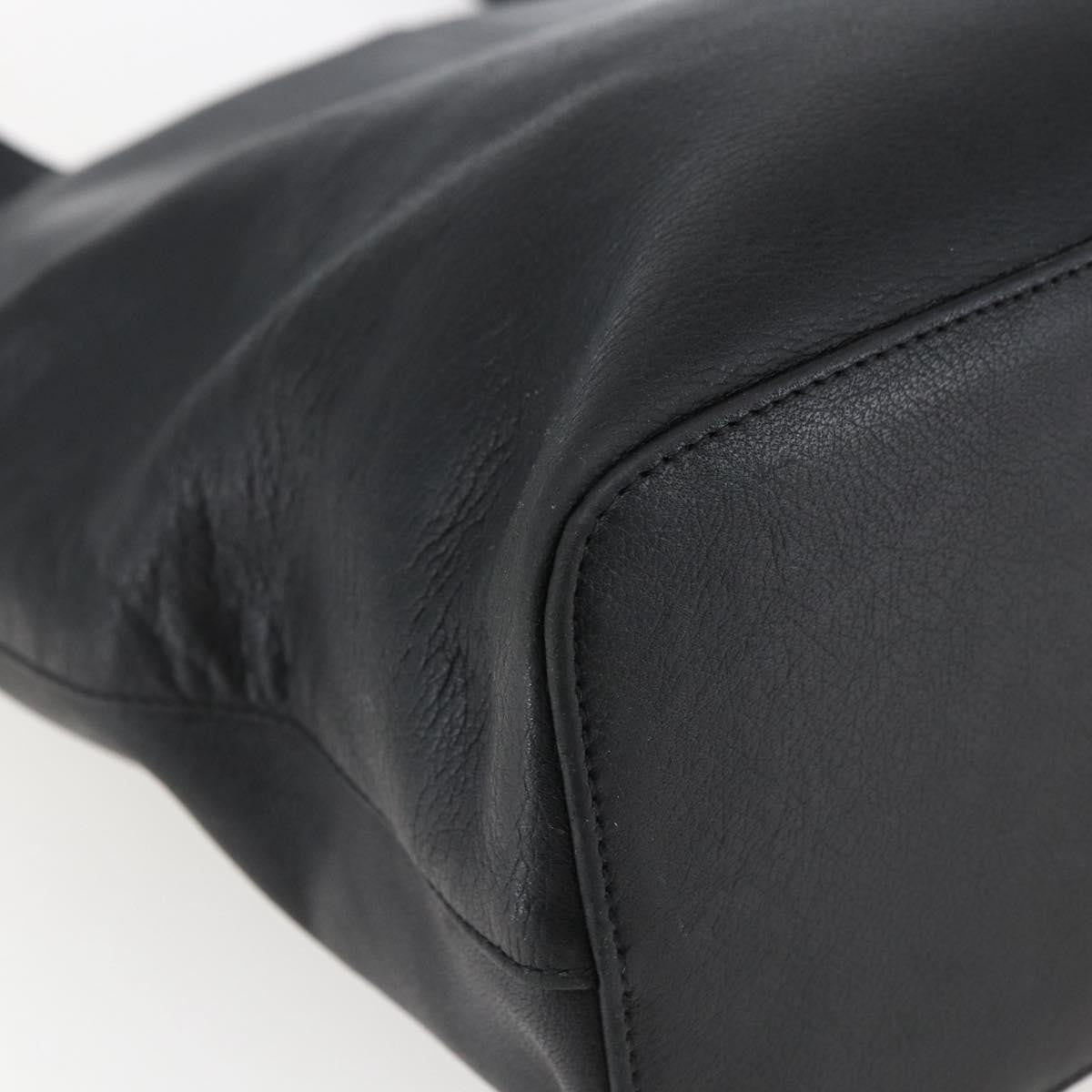 Burberry Vintage Tote Bag Leather Black Leather Tote Bag