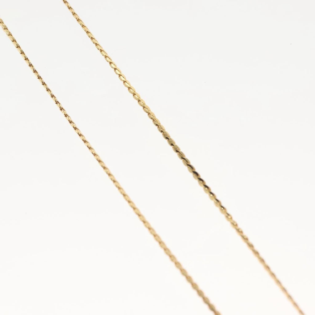Christian Dior Cd Pendant Necklace Metal And Crystals Gold Metal Necklace Jewelry (Pre-Owned)