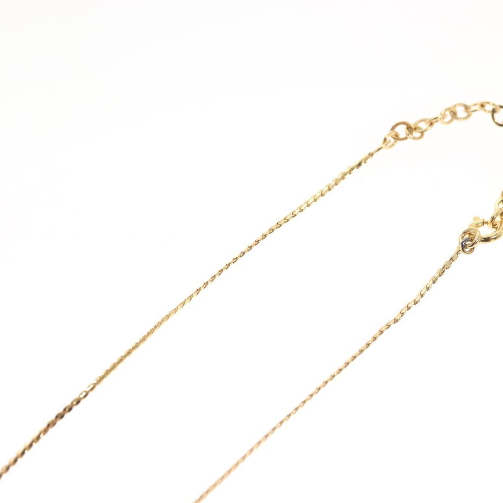 Christian Dior Cd Pendant Necklace Metal And Crystals Gold Metal Necklace Jewelry (Pre-Owned)