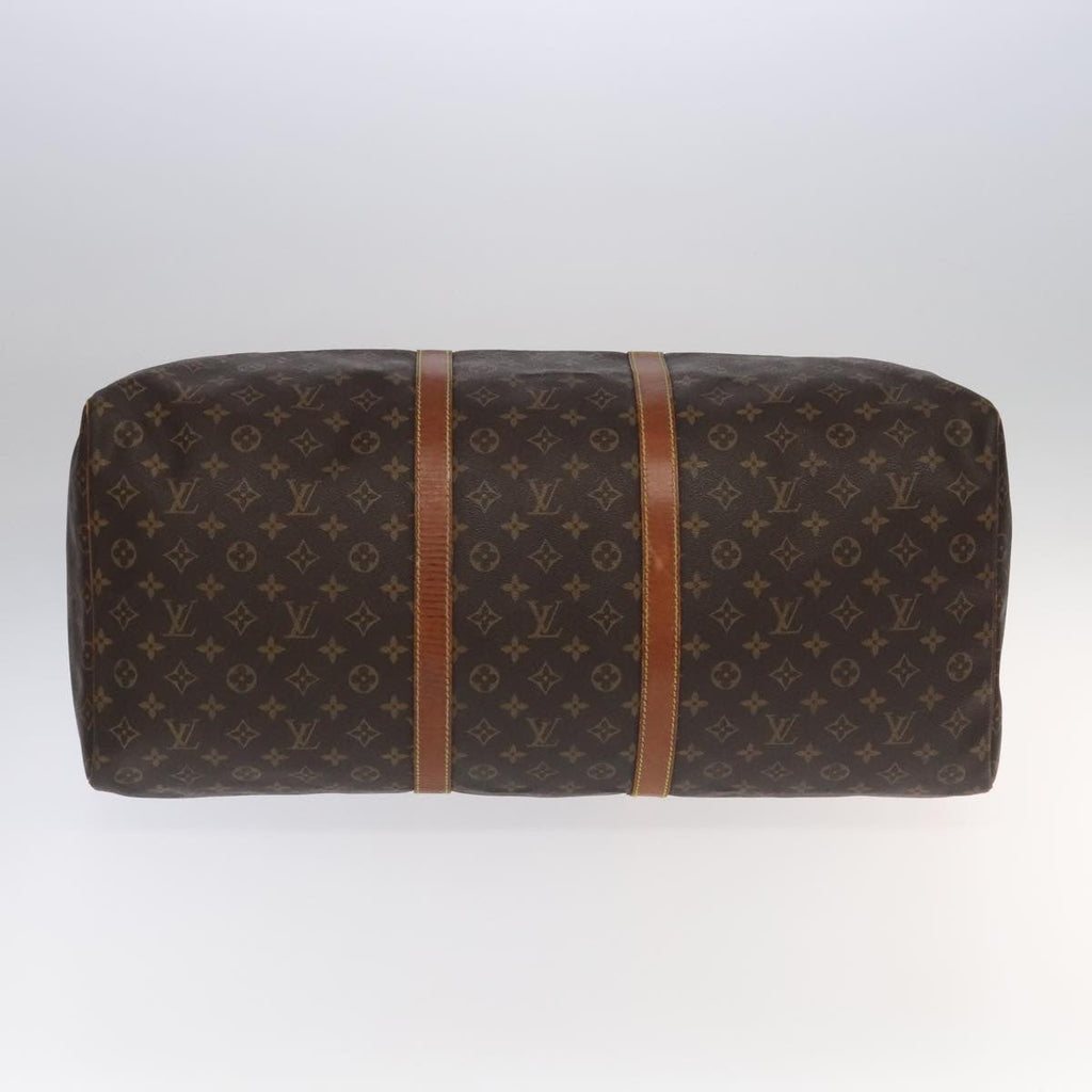 Louis Vuitton Keepall Bag Monogram Canvas Brown Canvas Travel Bag