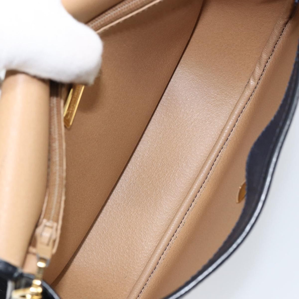 Christian Dior Trotter Shoulder Bag Canvas Navy Canvas Shoulder Bag Bag (Pre-Owned)