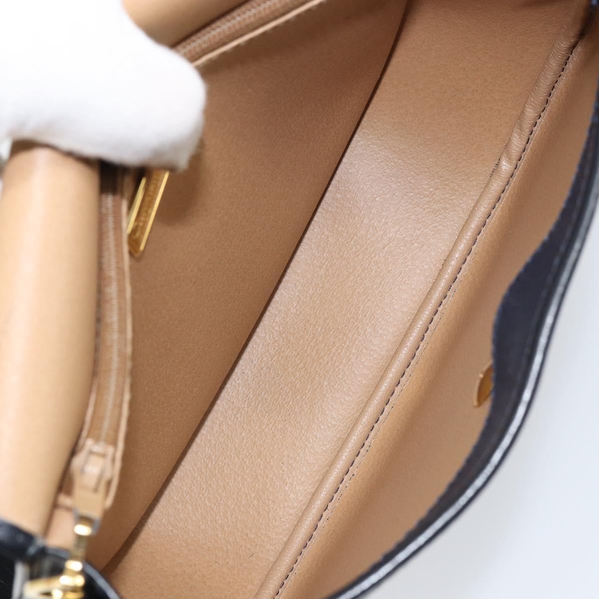 Christian Dior Trotter Shoulder Bag Canvas Navy Canvas Shoulder Bag Bag (Pre-Owned)