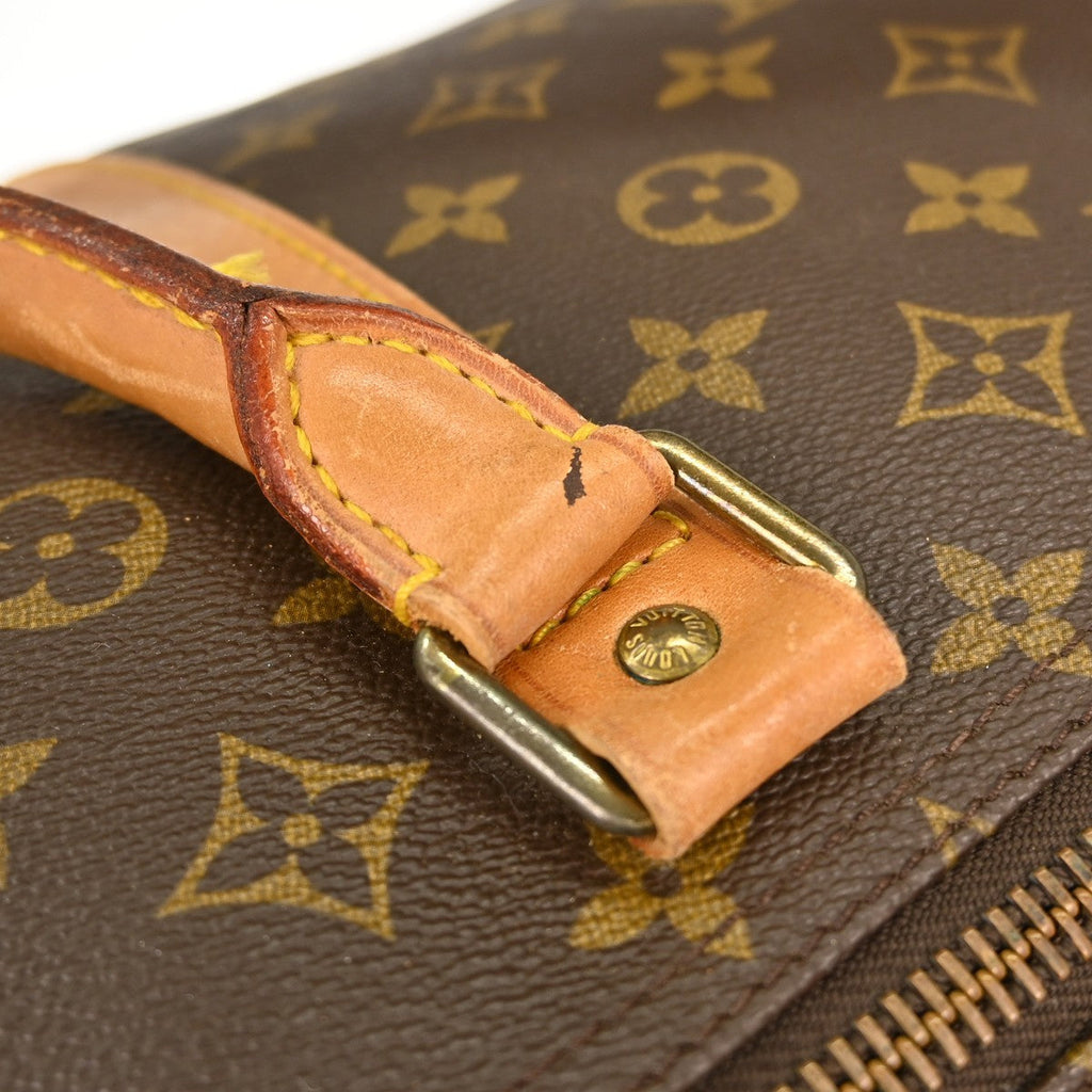 Louis Vuitton Keepall Bag Monogram Canvas Brown Canvas Travel Bag