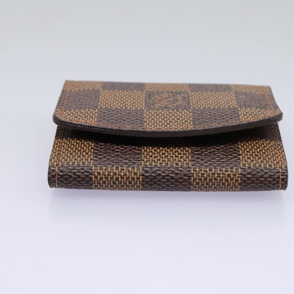 Louis Vuitton Cufflinks Case Damier Brown Canvas Cufflinks Jewelry