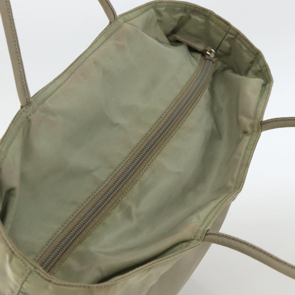 Prada Vintage Tote Tessuto Beige Nylon Tote Bag Bag