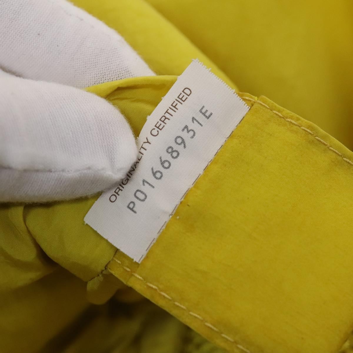 Bottega Veneta Vintage Backpack Nylon Yellow Nylon Backpack Bag