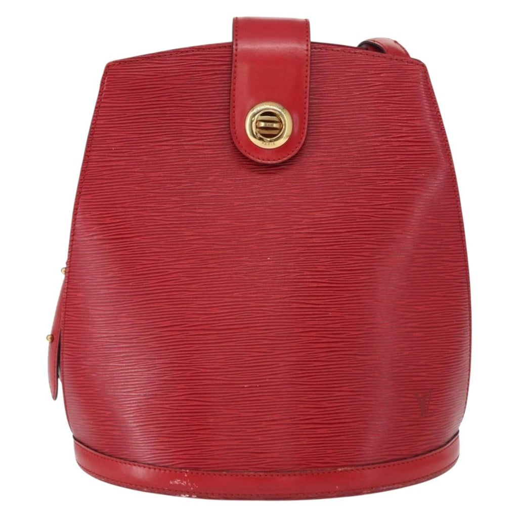 Louis Vuitton Cluny Shoulder Bag Epi Leather Red Leather Shoulder Bag