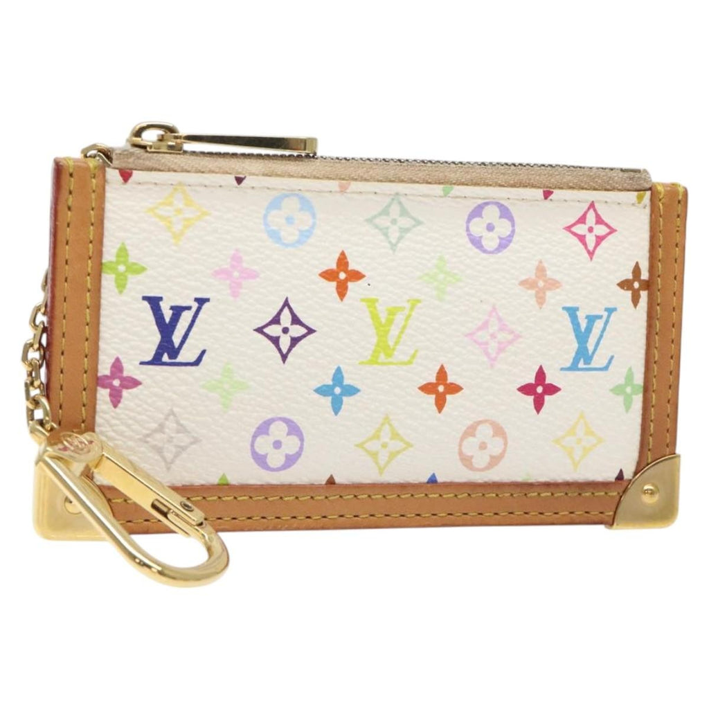 Louis Vuitton Pochette Clés Monogram Canvas Multicolour Canvas Wallets Accessory