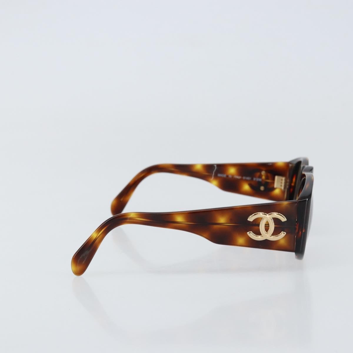 Chanel Chanel Logo Sunglasses Eye Wear Plastic Brown Plastic Sunglasse Accessory