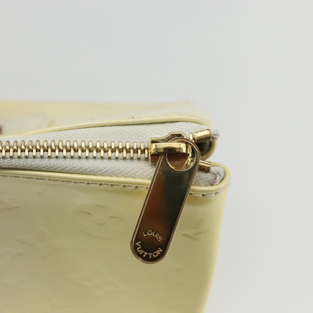 Louis Vuitton Rosewood Avenue Handbag Monogram Vernis Yellow Patent_Leather Handbag