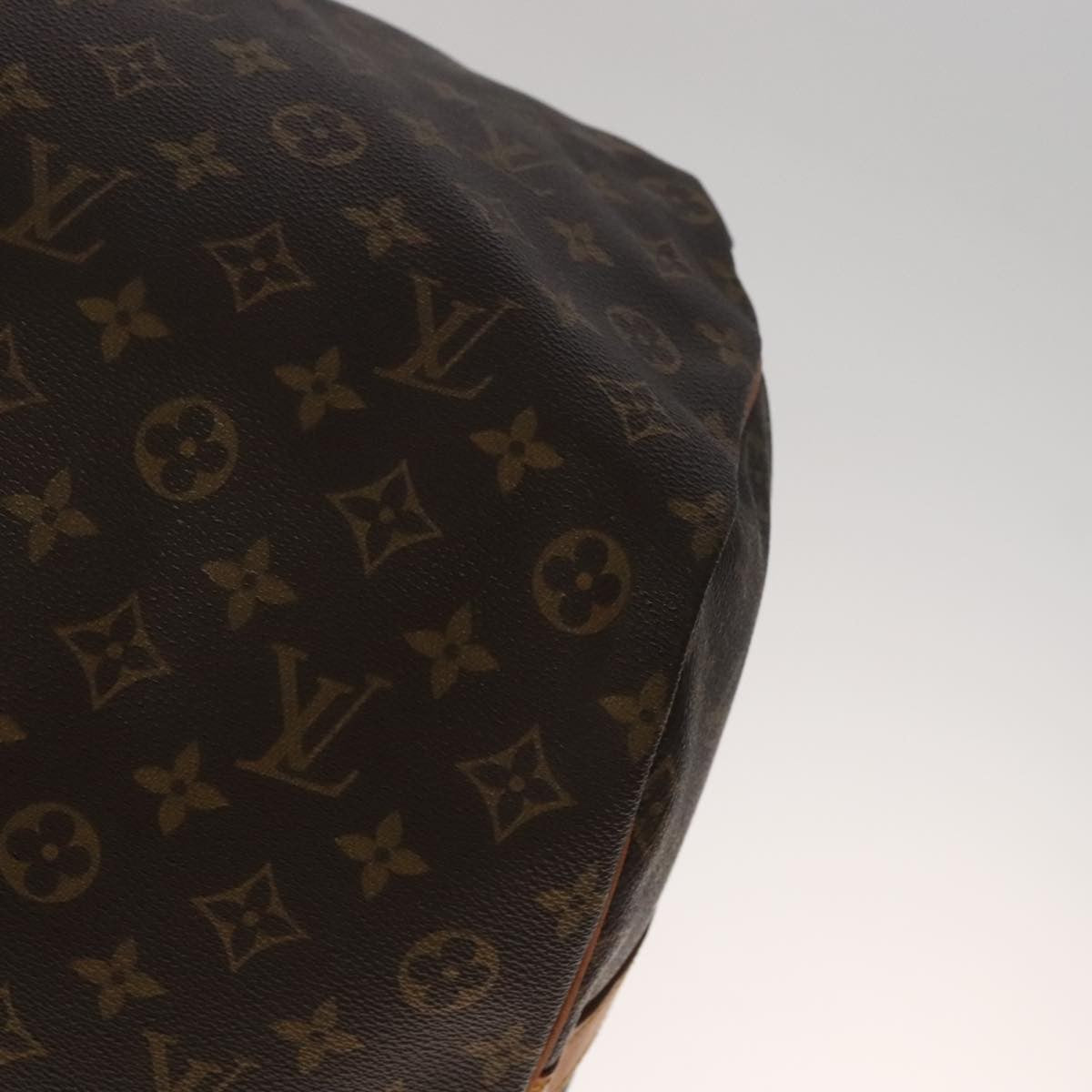 Louis Vuitton Keepall Bandouliere Bag Monogram Canvas Brown Canvas Travel Bag