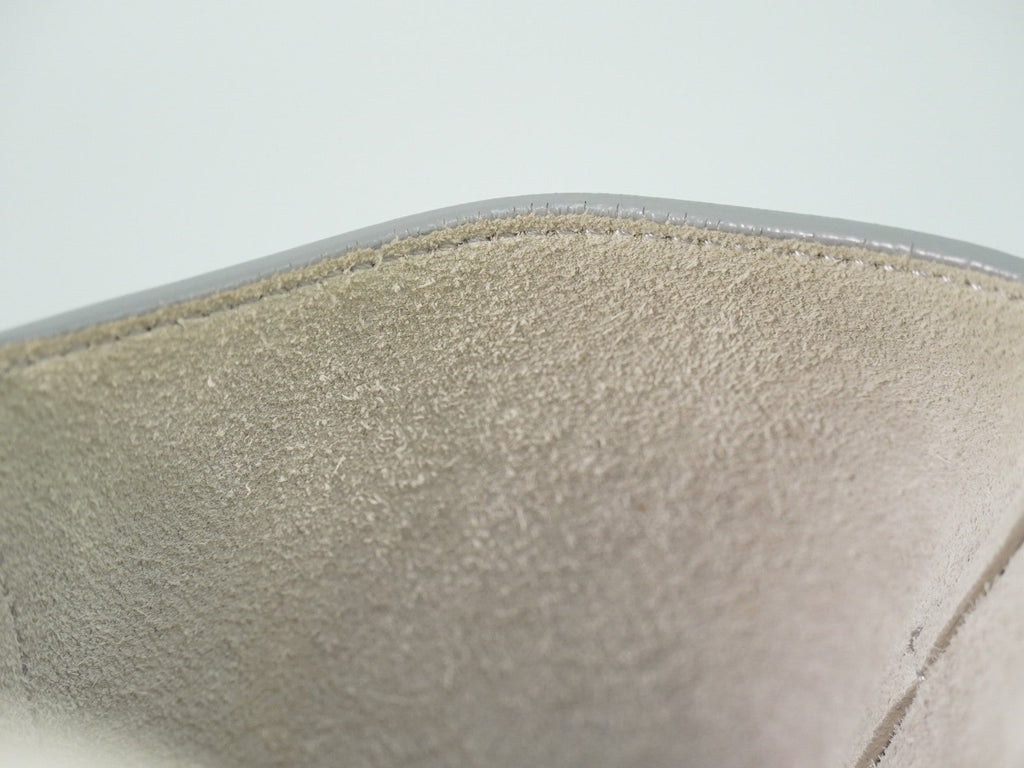 Celine Belt Bag Textured Leather Silver Leather Handbag