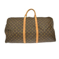 Louis Vuitton Keepall Bag Monogram Canvas Brown Canvas Travel Bag