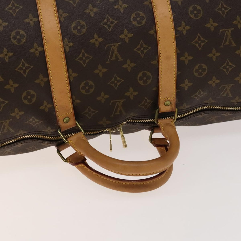 Louis Vuitton Keepall Bag Monogram Canvas Brown Canvas Bag
