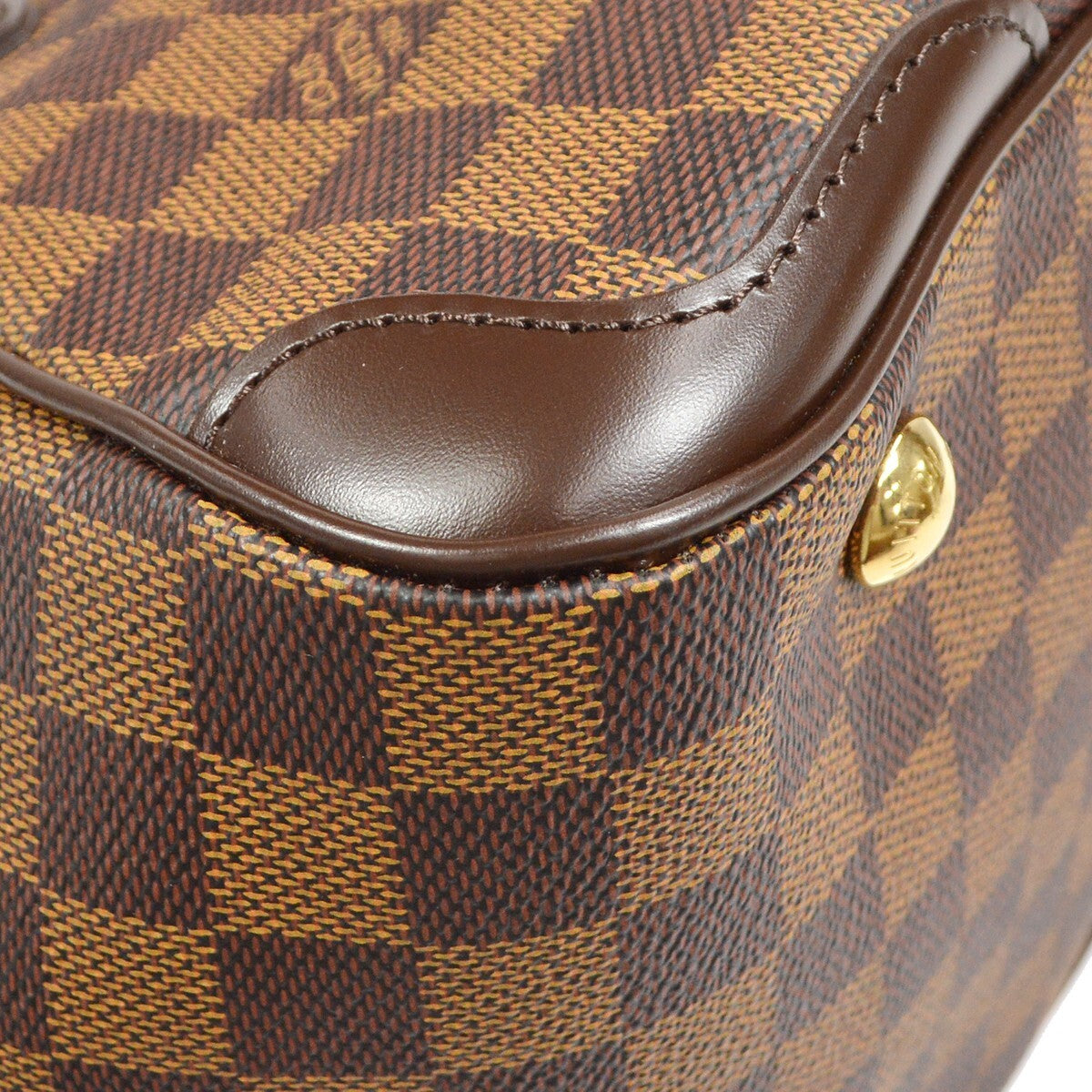 Louis Vuitton Verona Handbag Damier Brown Canvas Shoulder Bag