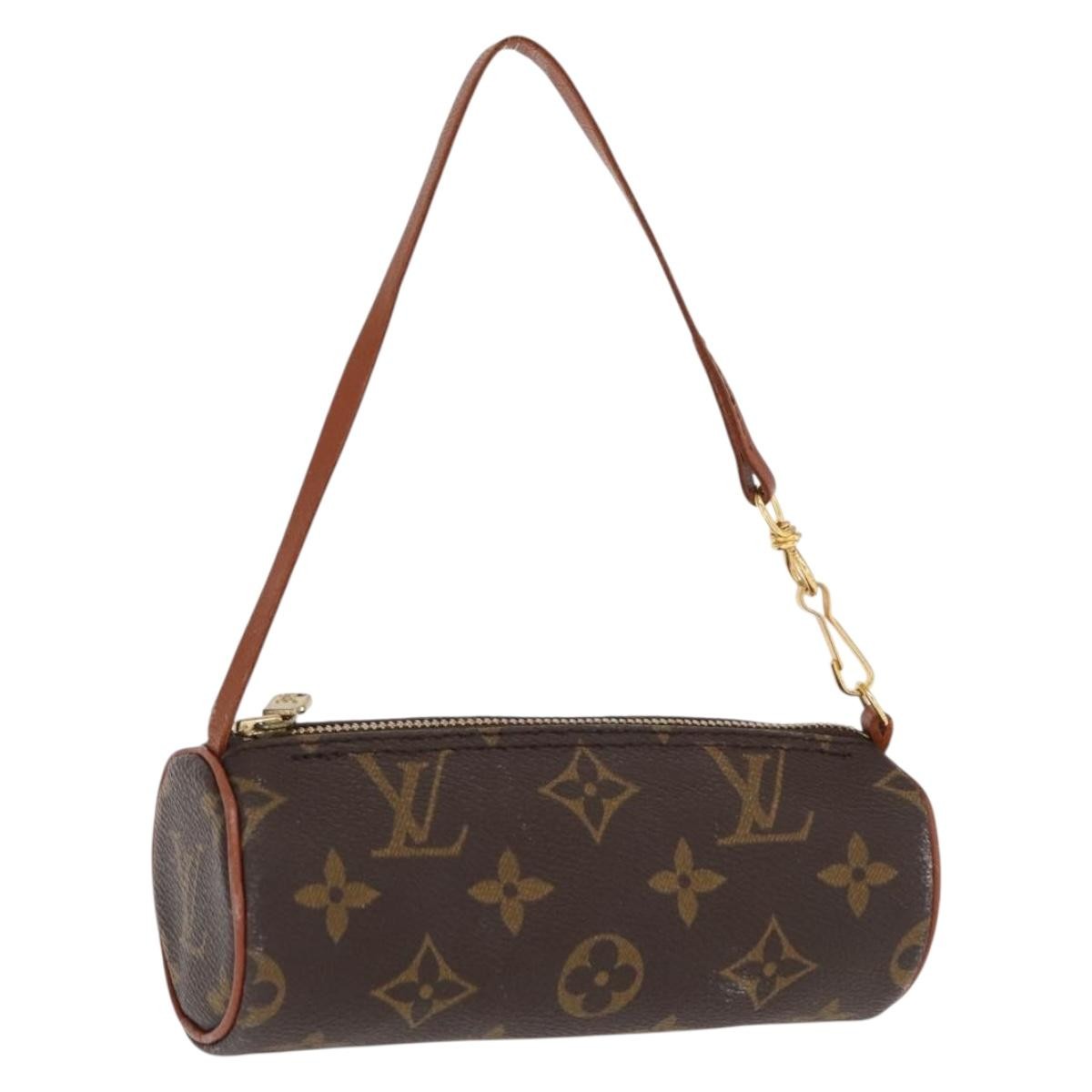 Louis Vuitton Papillon Pochette Monogram Canvas Brown Canvas Clutche & Pouche Bag