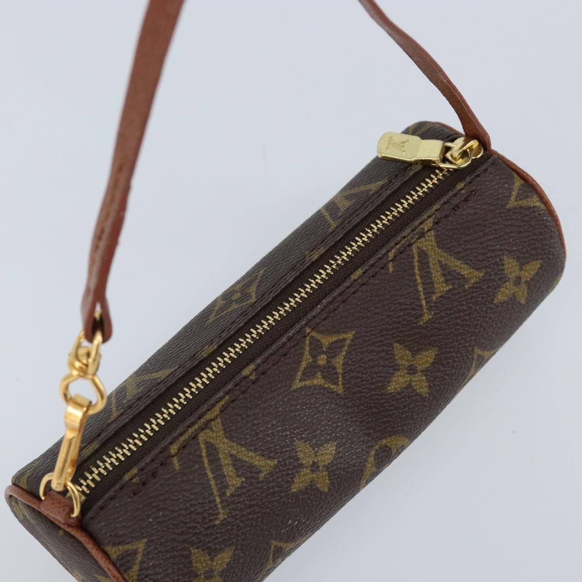 Louis Vuitton Papillon Pochette Monogram Canvas Brown Canvas Clutche & Pouche Bag