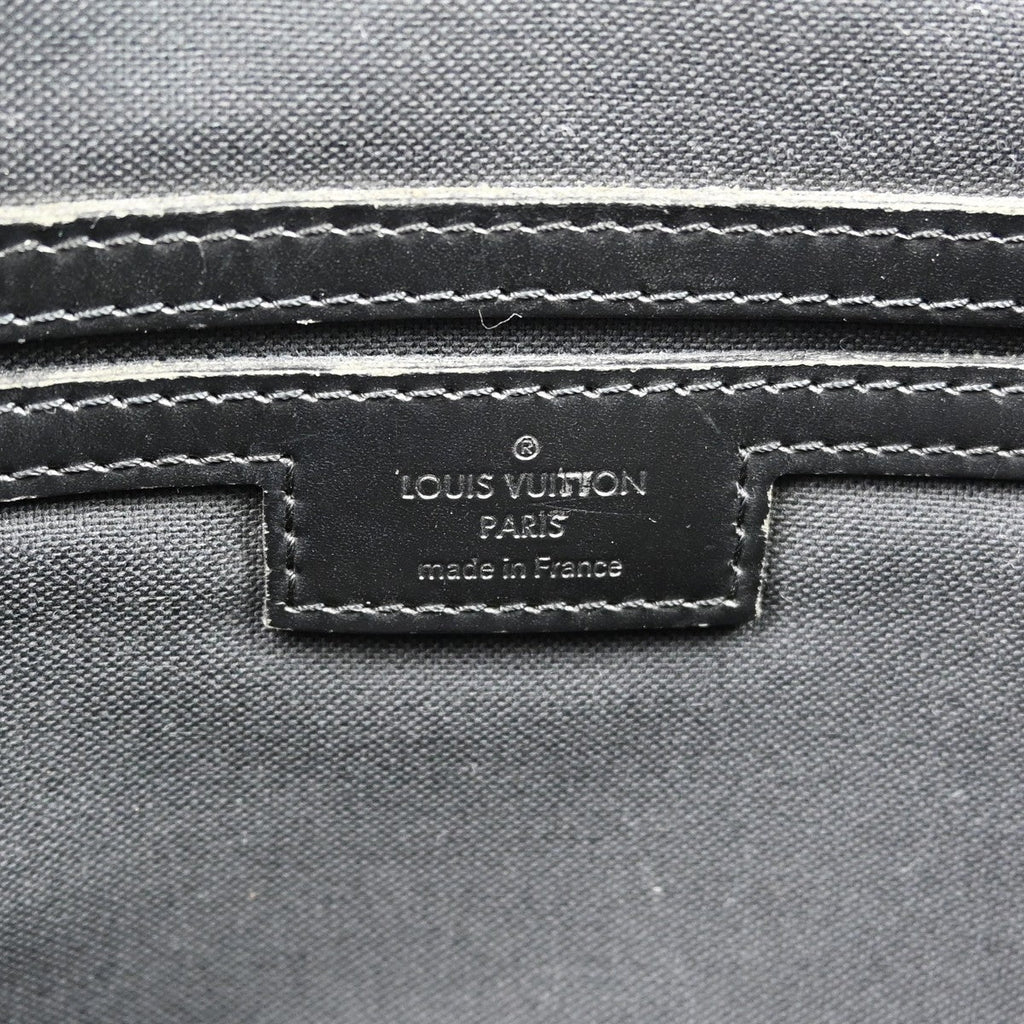 Louis Vuitton Tadao Handbag Damier Graphite Black Canvas Tote Bag