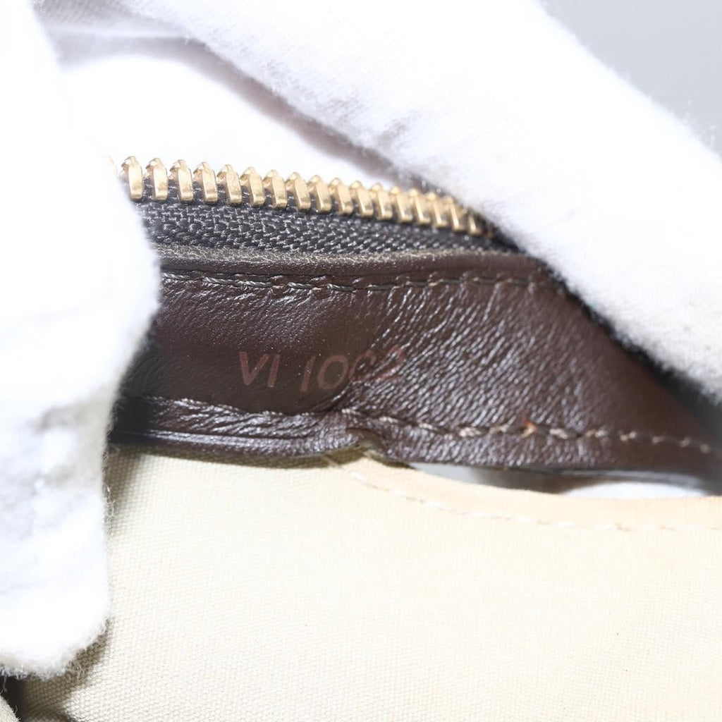 Louis Vuitton Josephine Handbag Mini Lin Khaki Canvas Handbag