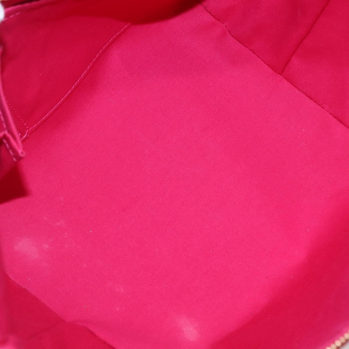 Louis Vuitton Bellevue Handbag Monogram Vernis Pink Patent_Leather Tote Bag