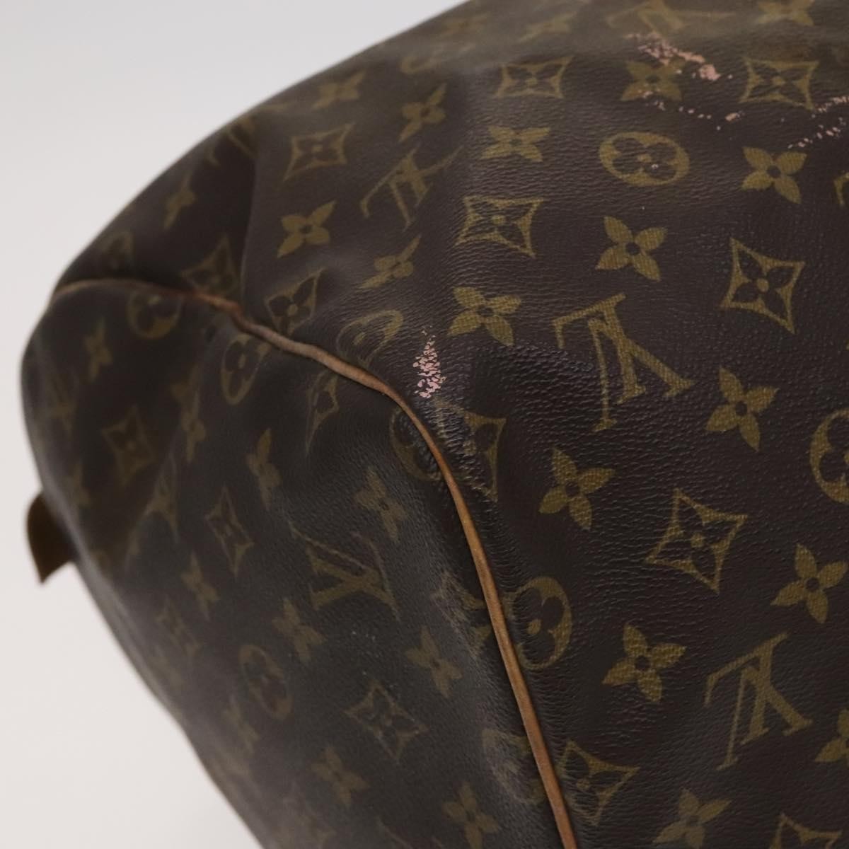 Louis Vuitton Keepall Bag Monogram Canvas Brown Canvas Travel Bag