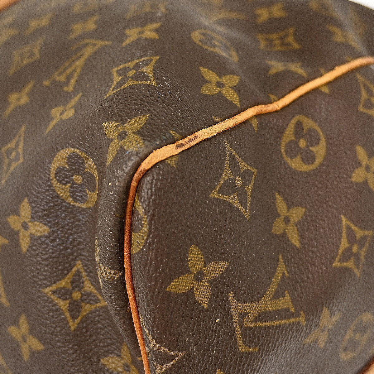 Louis Vuitton Keepall Bandouliere Bag Monogram Canvas Brown Canvas Travel Bag