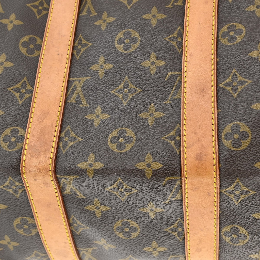 Louis Vuitton Keepall Bag Monogram Canvas Brown Canvas Travel Bag