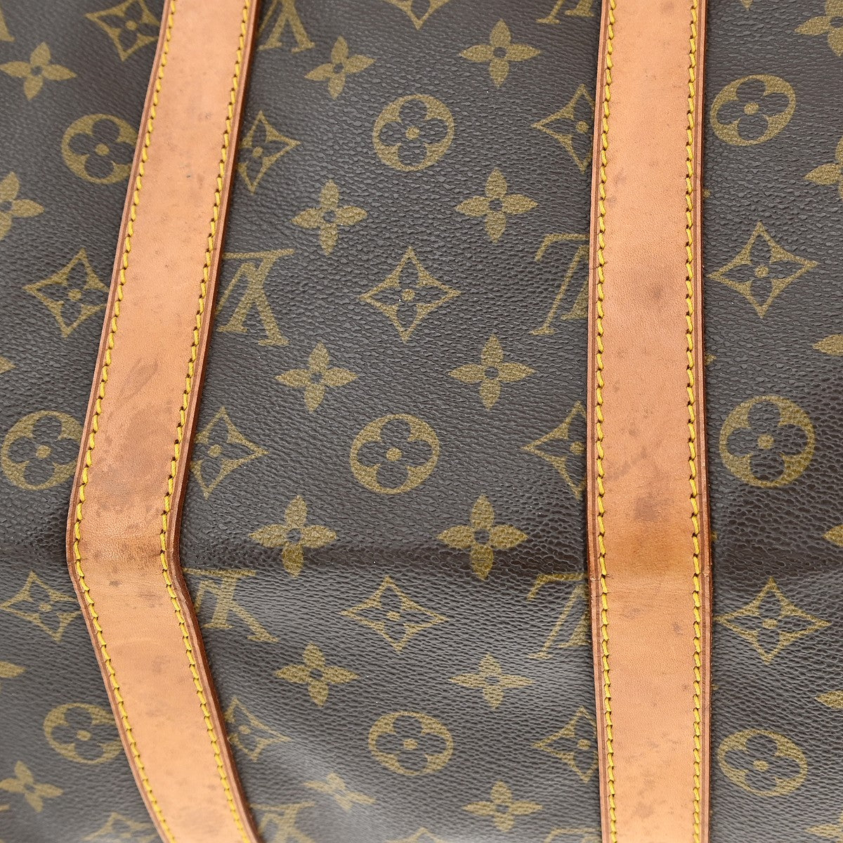 Louis Vuitton Keepall Bag Monogram Canvas Brown Canvas Travel Bag