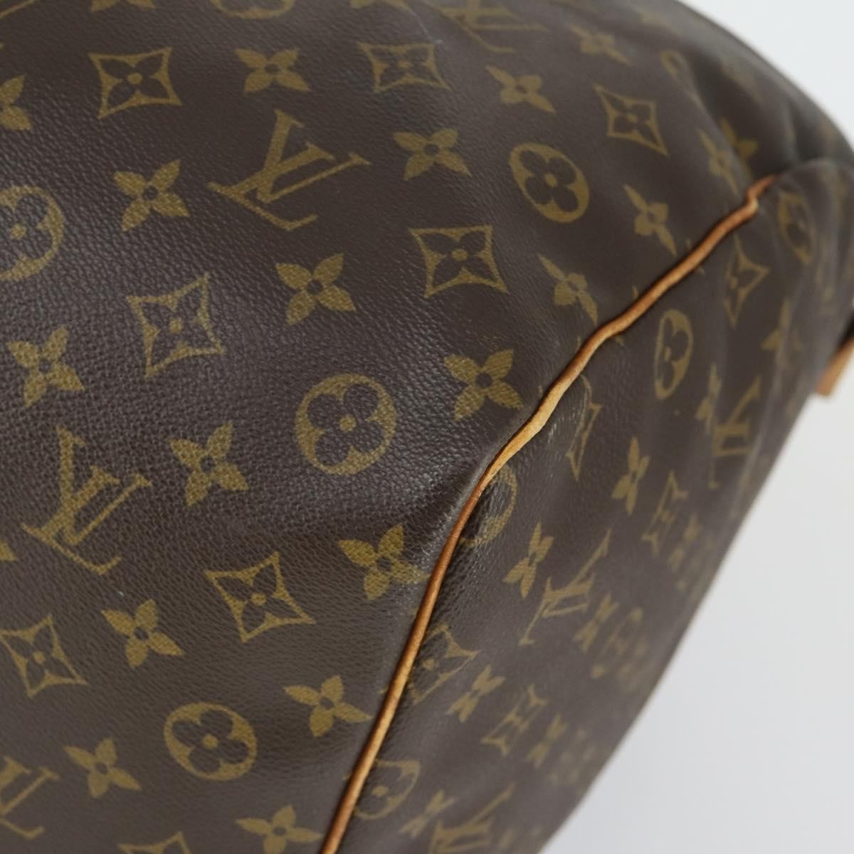 Louis Vuitton Keepall Bag Monogram Canvas Brown Canvas Travel Bag