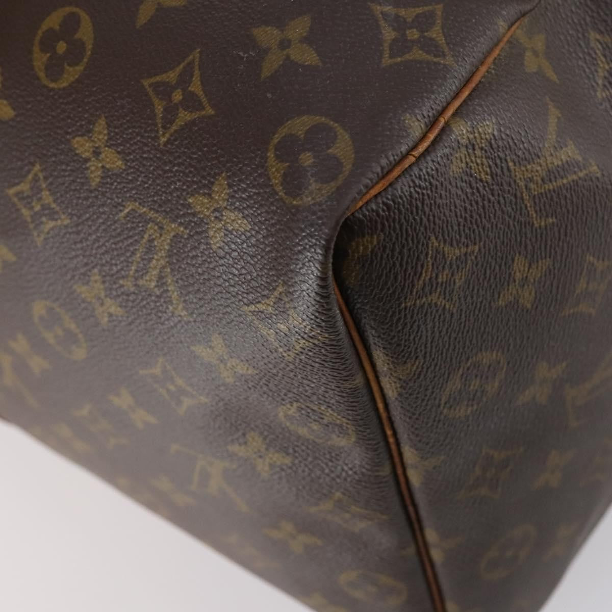 Louis Vuitton Keepall Bag Monogram Canvas Brown Canvas Travel Bag
