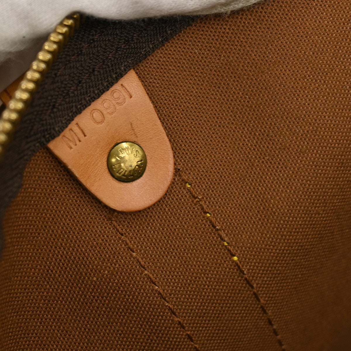 Louis Vuitton Keepall Bag Monogram Canvas Brown Canvas Travel Bag