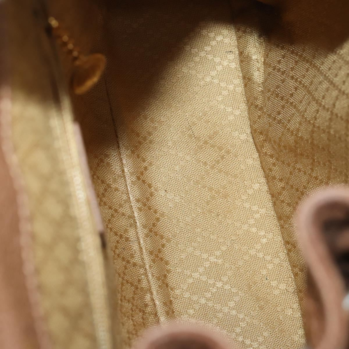 Gucci Gucci Bamboo Backpack Daim Brown Suede Backpack Bag (Pre-Owned)