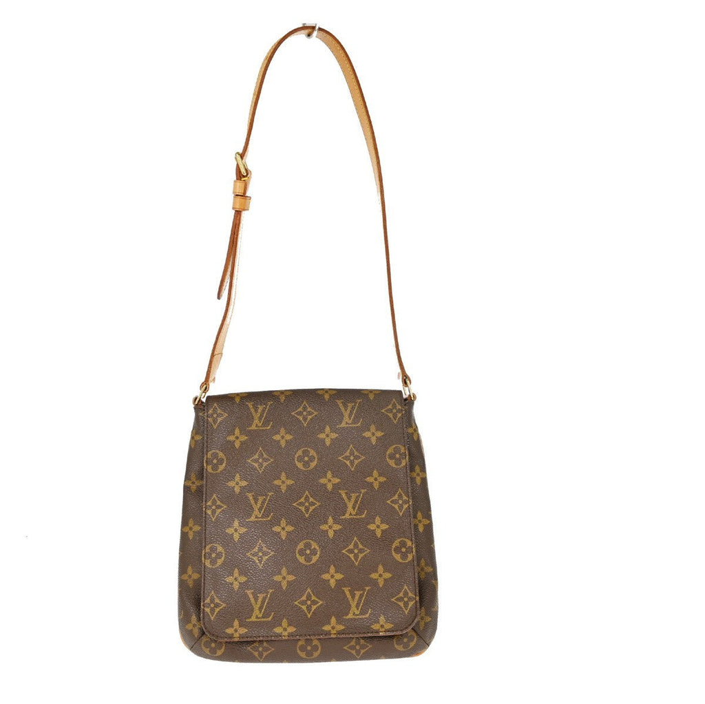 Louis Vuitton Musette Salsa Handbag Monogram Canvas Brown Canvas Shoulder Bag