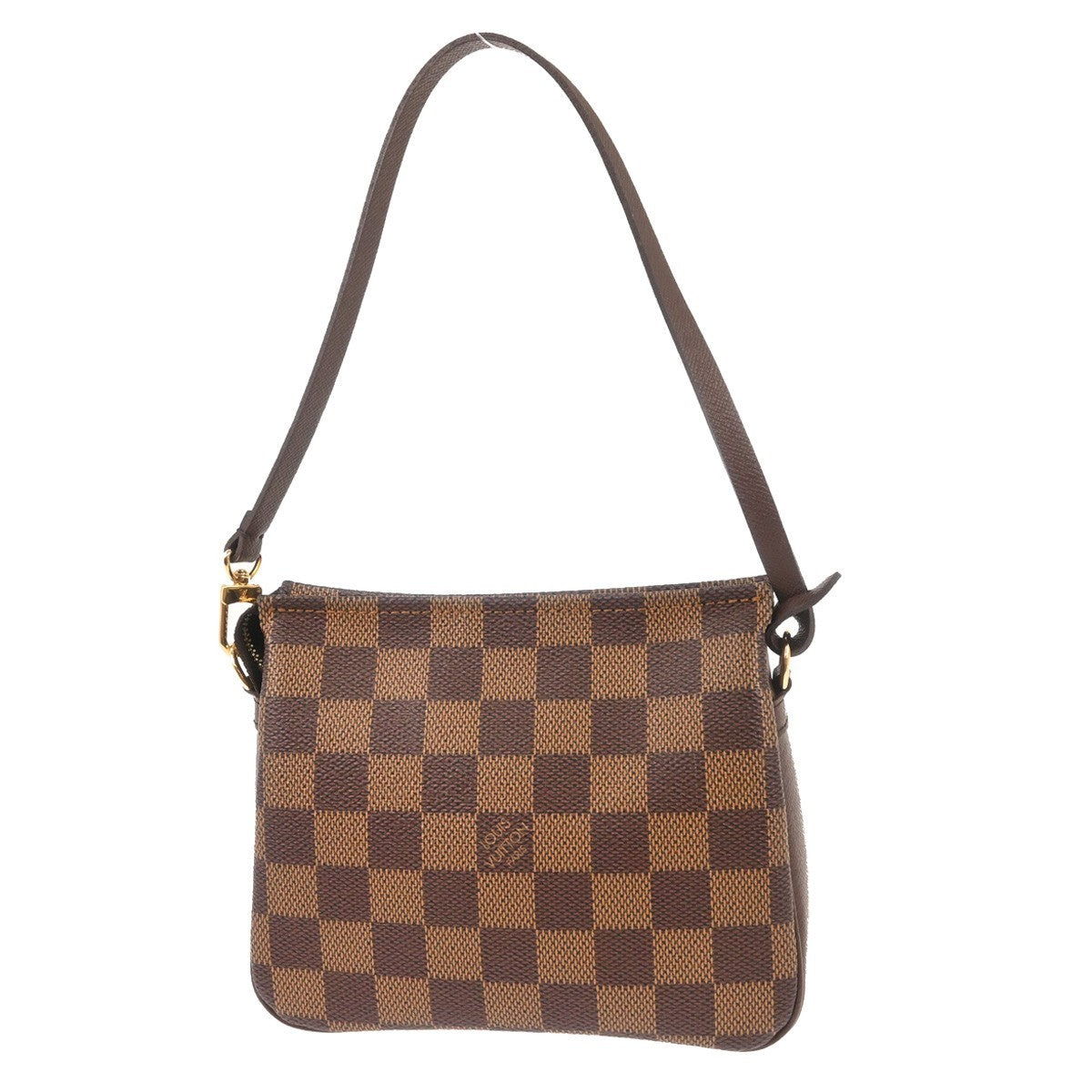 Louis Vuitton Trousse Make Up Bag Damier Canvas Brown Canvas Clutche & Pouche Bag