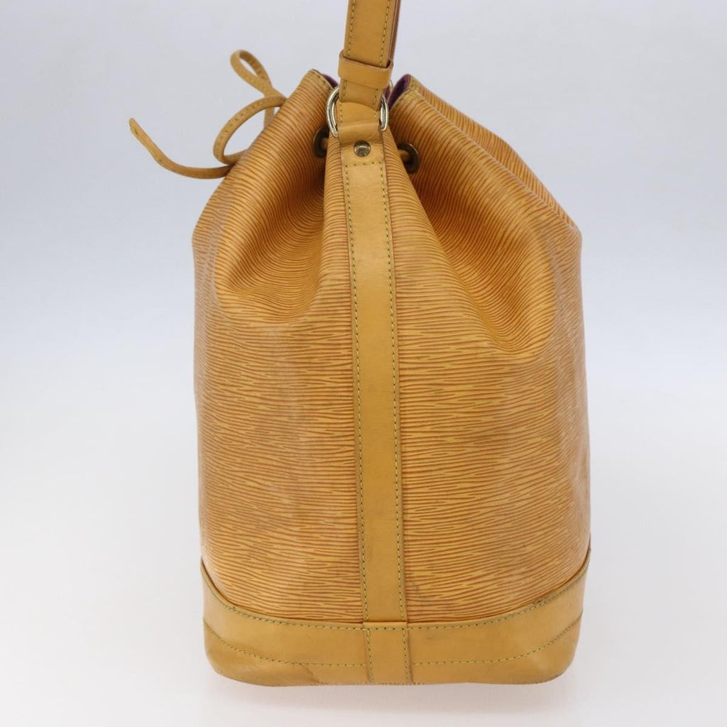 Louis Vuitton Petit Noe Nm Handbag Epi Leather Yellow Leather Shoulder Bag
