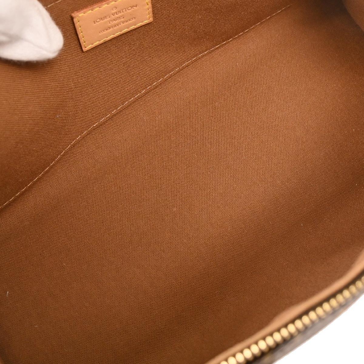 Louis Vuitton Popincourt Handle Bag Monogram Canvas Brown Canvas Handbag