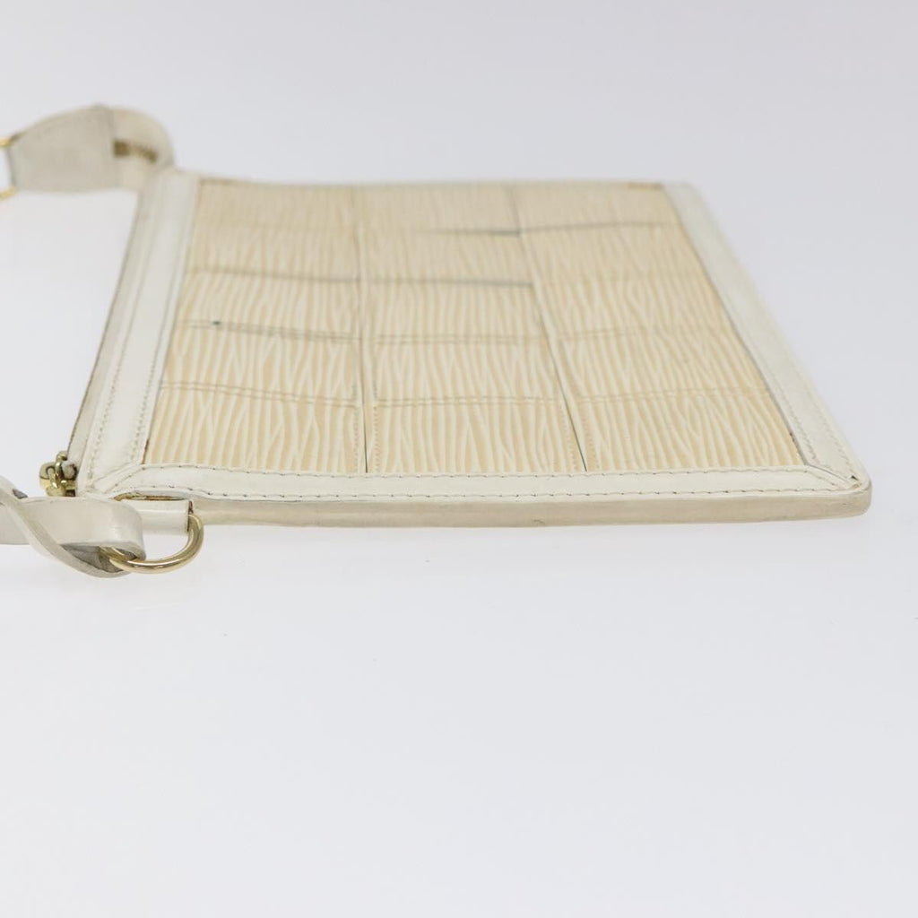 Louis Vuitton Delmonico Pochette Stretch Epi Leather Ecru Leather Clutche & Pouche Bag