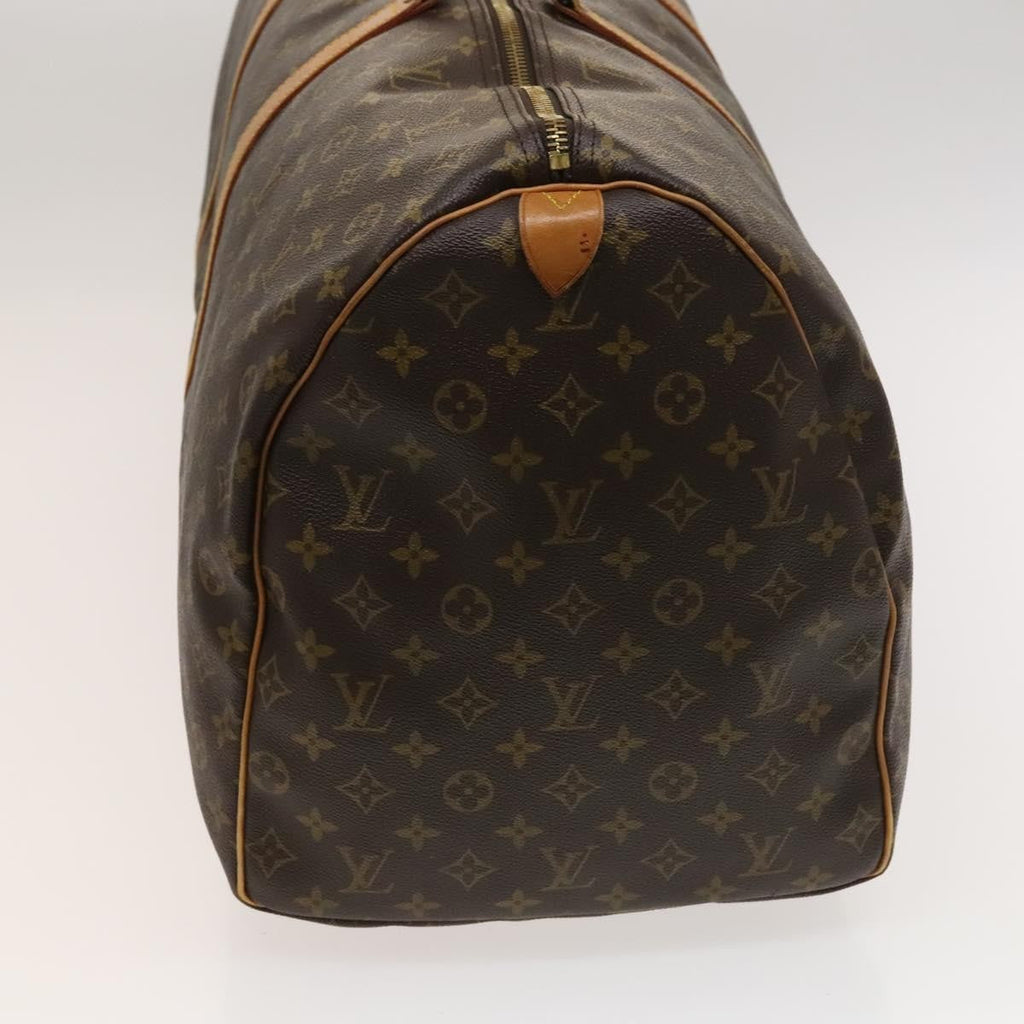 Louis Vuitton Keepall Bag Monogram Canvas Brown Canvas Travel Bag