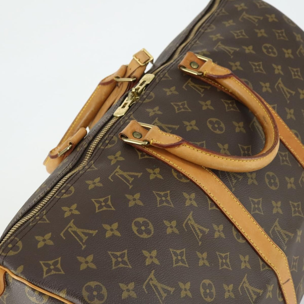 Louis Vuitton Keepall Bag Monogram Canvas Brown Canvas Travel Bag