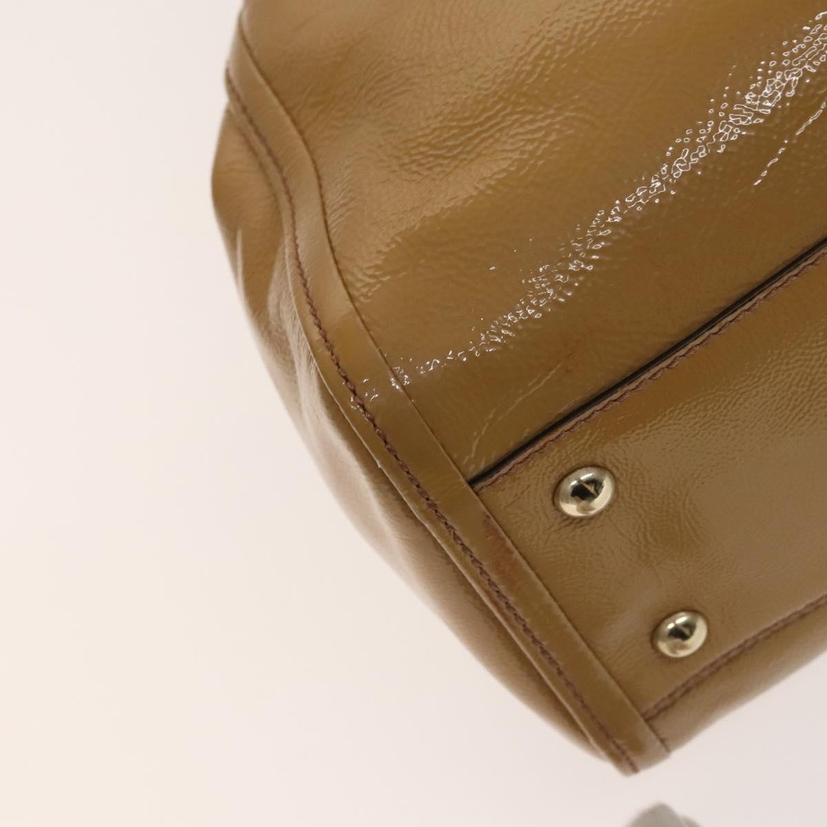 Gucci Soho Convertible Shoulder Bag Patent Beige Patent_Leather Shoulder Bag Bag (Pre-Owned)