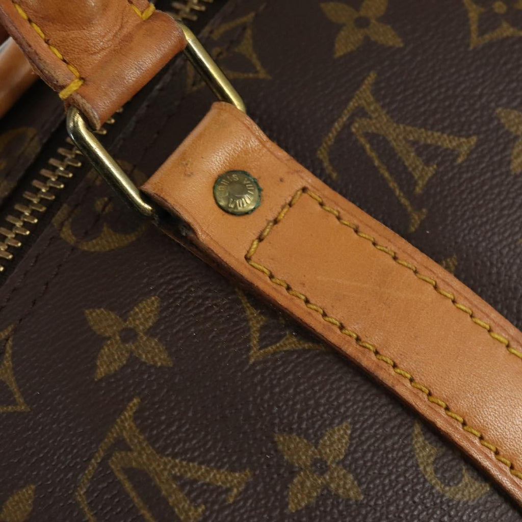 Louis Vuitton Keepall Bag Monogram Canvas Brown Canvas Travel Bag