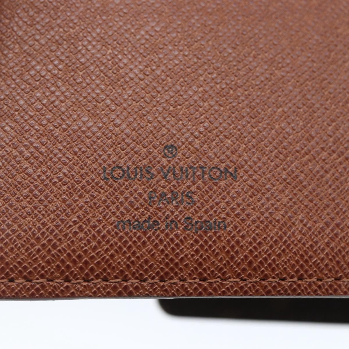 Louis Vuitton Agenda Cover Monogram Panda Brown Canvas Wallets Accessory