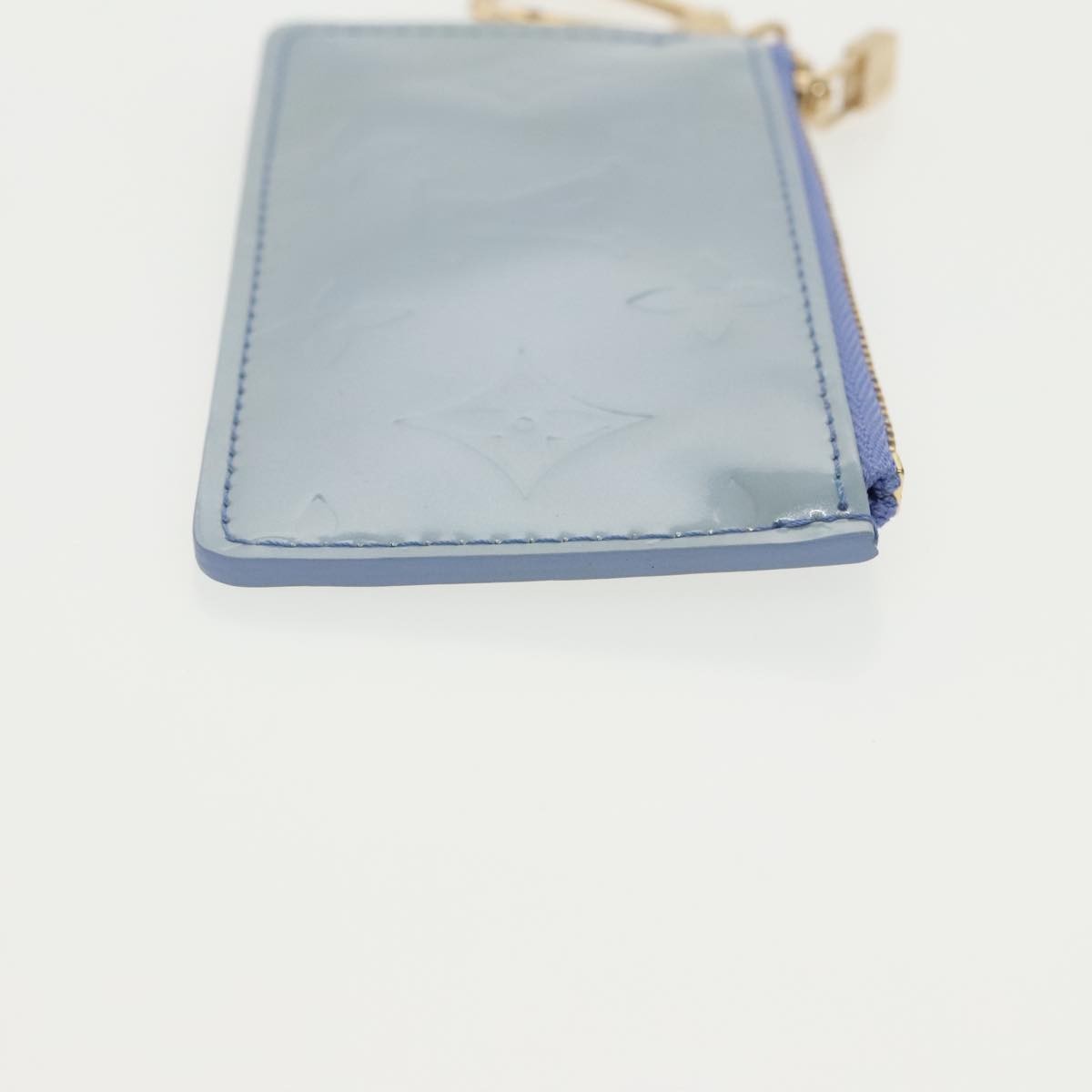 Louis Vuitton Pochette Clés Nm Monogram Vernis Patent Leather Purple Patent_Leather Wallets Accessory
