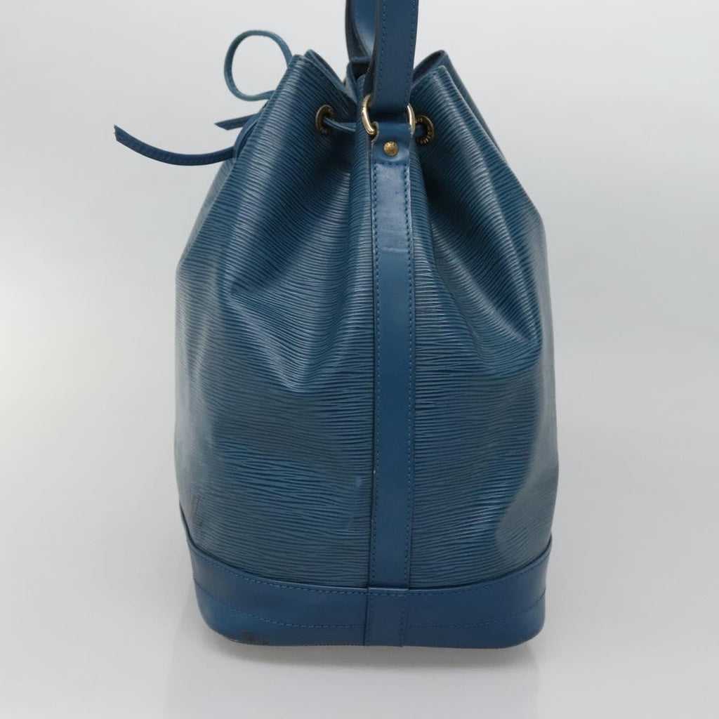 Louis Vuitton Noe Handbag Epi Leather Blue Leather Bag