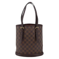Louis Vuitton Marais Bucket Bag Damier Brown Canvas Shoulder Bag