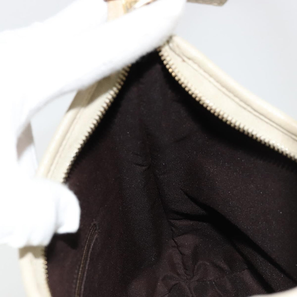 Gucci Abbey Shoulder Bag Gg Canvas Beige Canvas Shoulder Bag Bag (Pre-Owned)