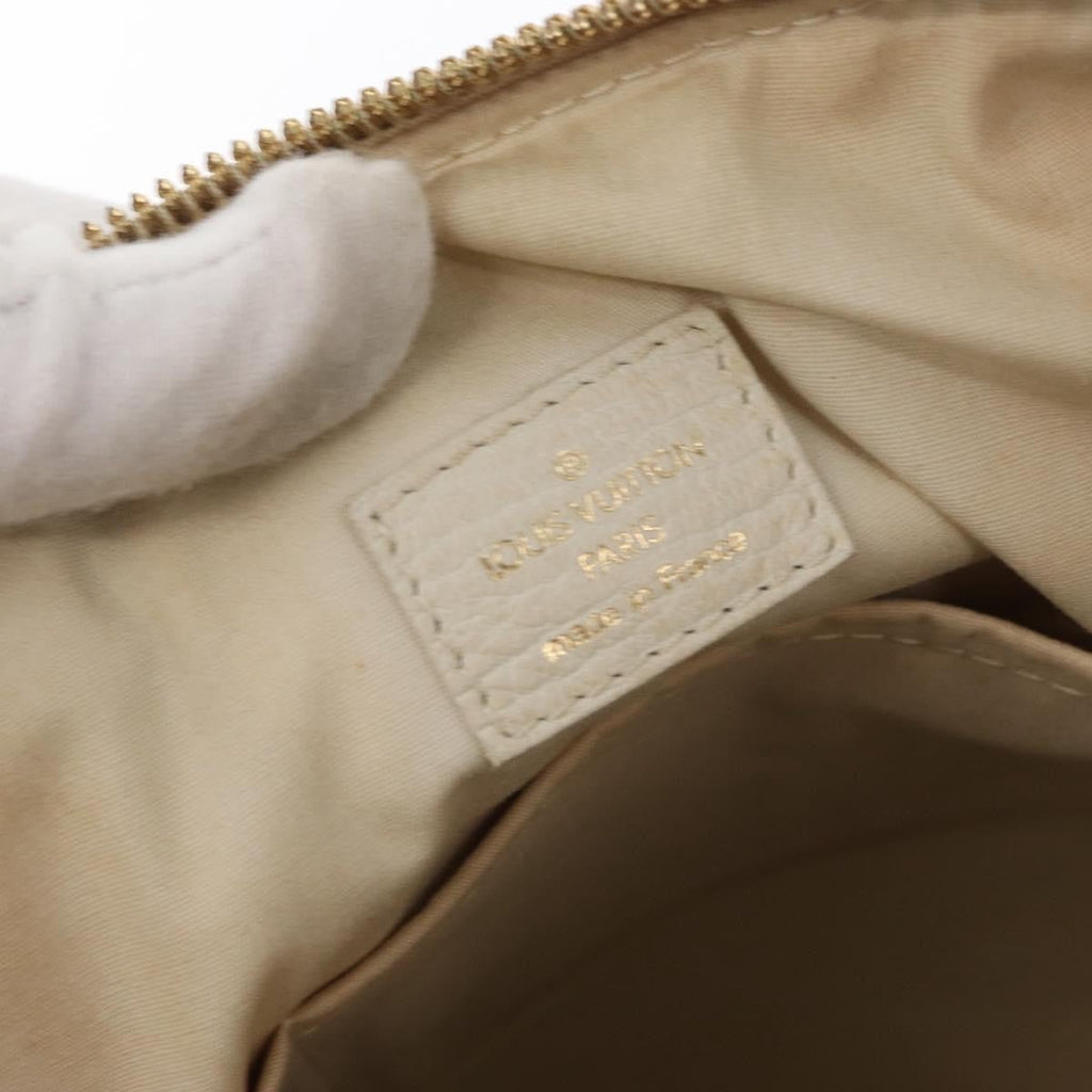 Louis Vuitton Marina Handbag Mini Lin Croisette Beige Canvas Handbag