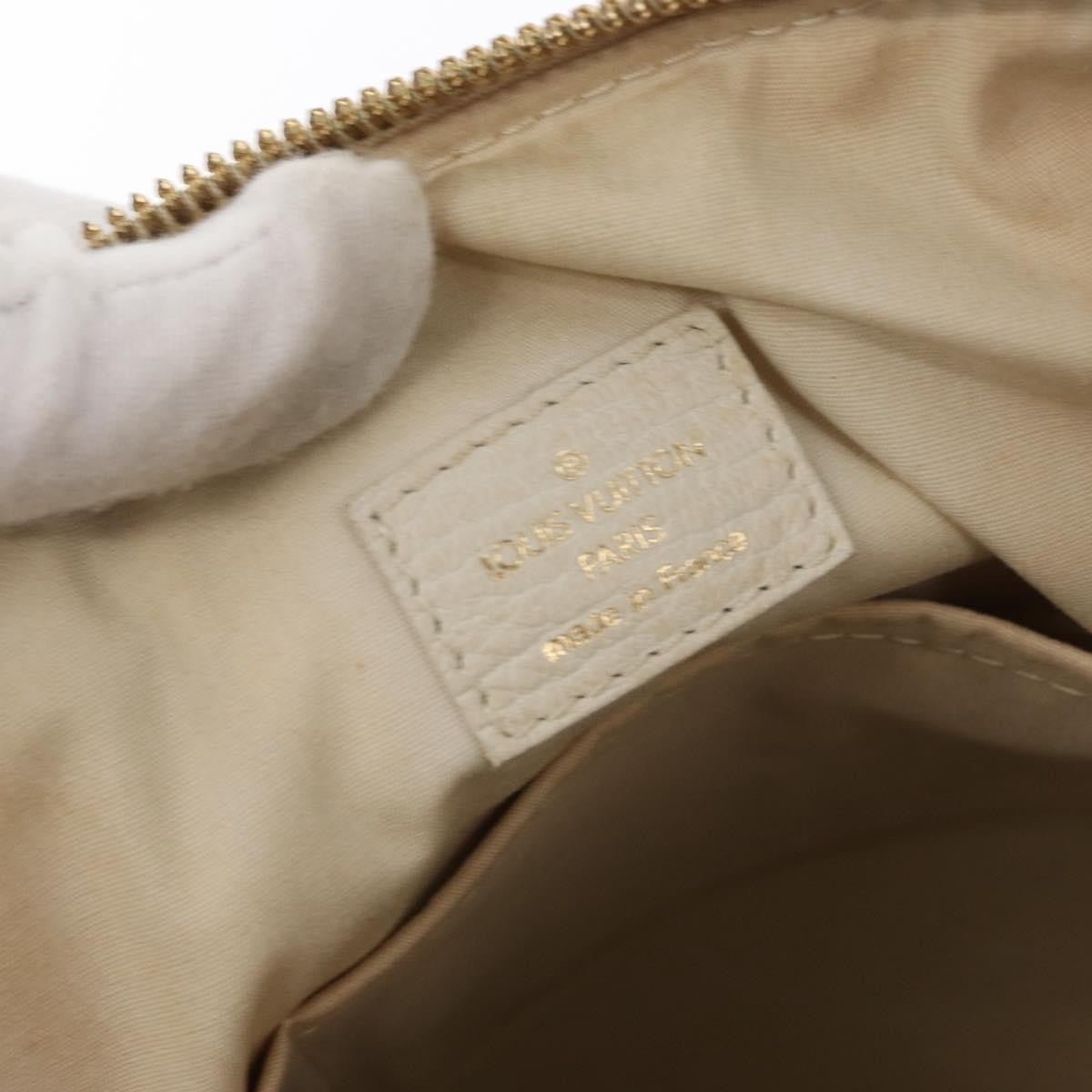 Louis Vuitton Marina Handbag Mini Lin Croisette Beige Canvas Handbag