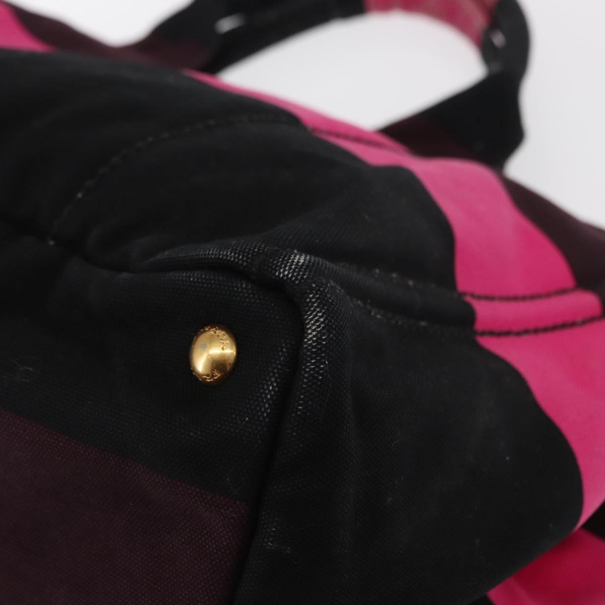 Prada Canapa Tote Canvas Pink Canvas Tote Bag Bag